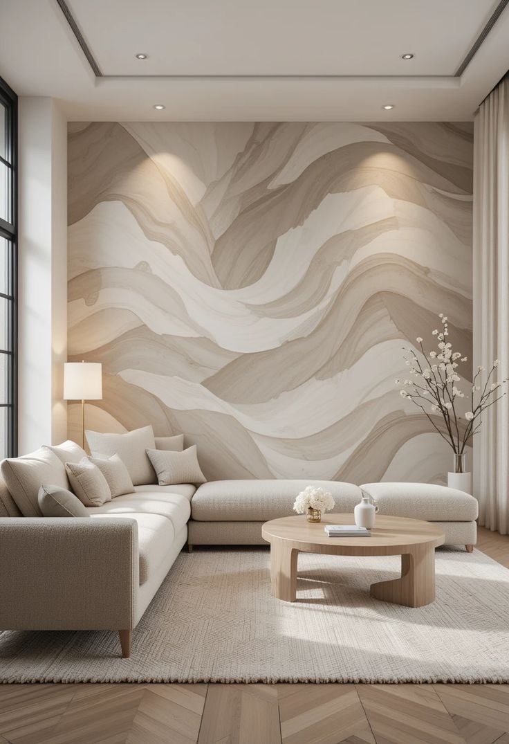 Wallpaper and blinds